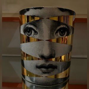 Fornasetti Glazed Ceramic Candle holder (no candle)